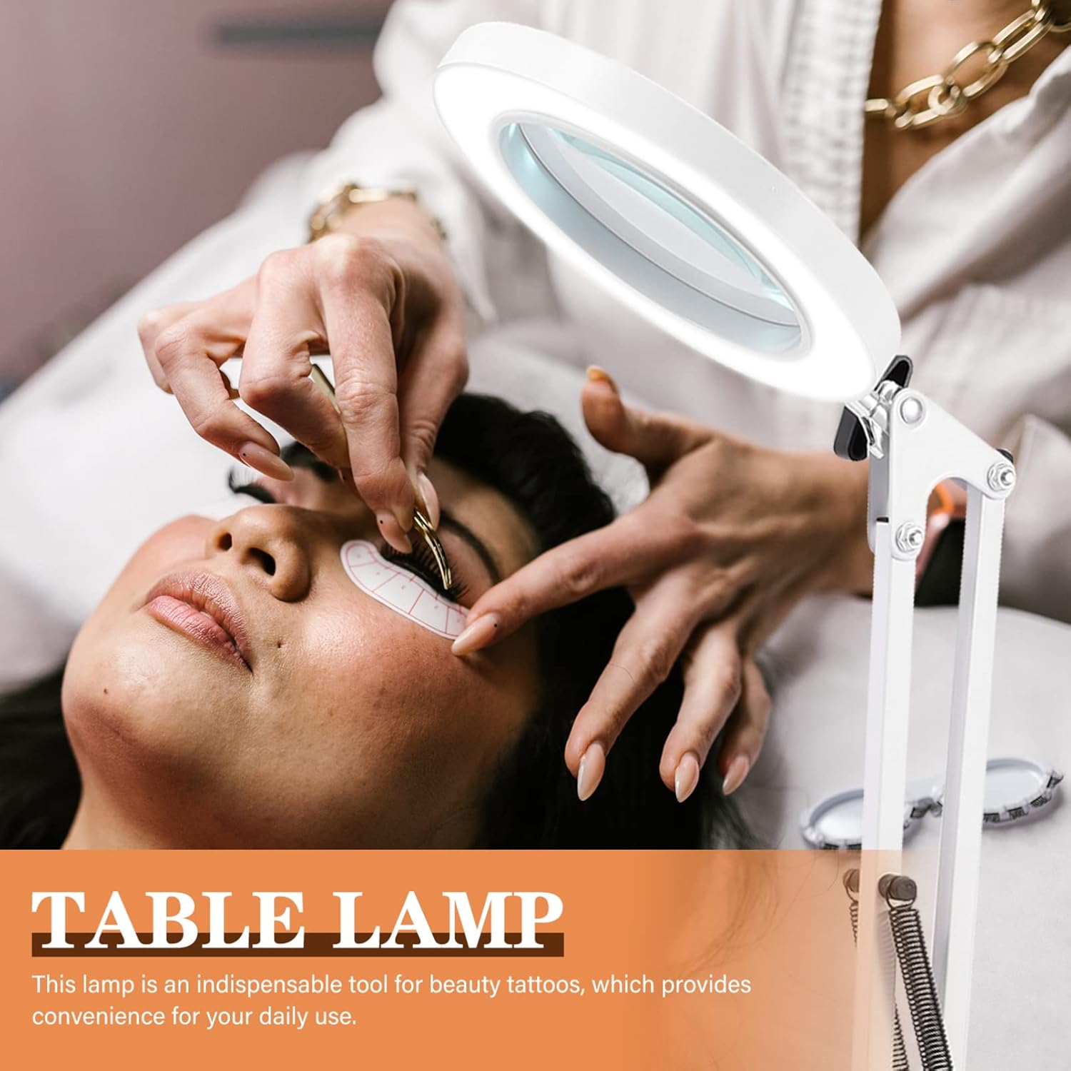 balacoo Led Glass Light Magnifier Table Lamp Eye Protection Lamp Eye Protection Light Student Led Desktop Magnifier Dorm Night Reading