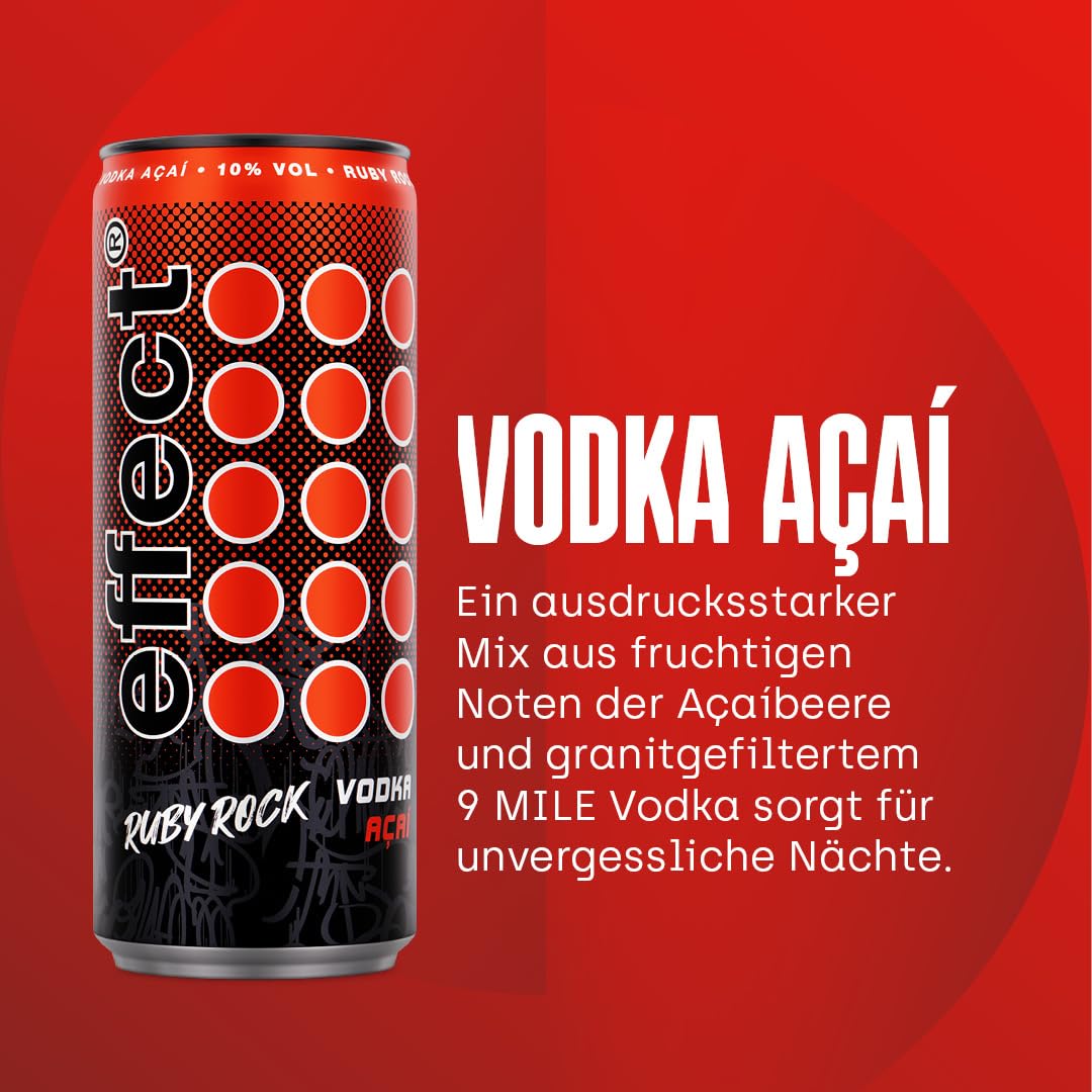 9 MILE Vodka Black Acai Mixgetränk 12 x 330 ml Dosen 10% Vol. Alkohol