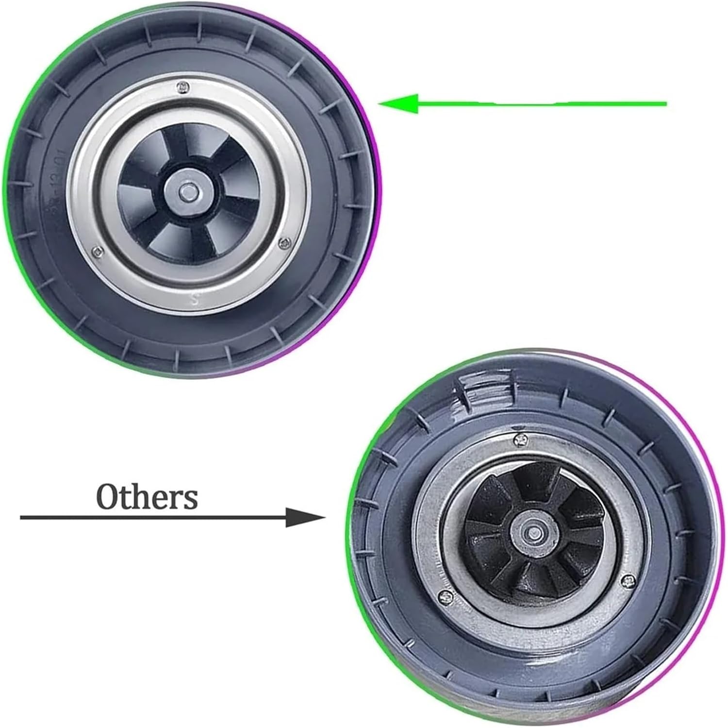 Washer & Gear (2 Pack) Mixer Blade Accessories, Compatible for NutriBullet, 600w 900w Mixer Cutter Head Replacement Parts