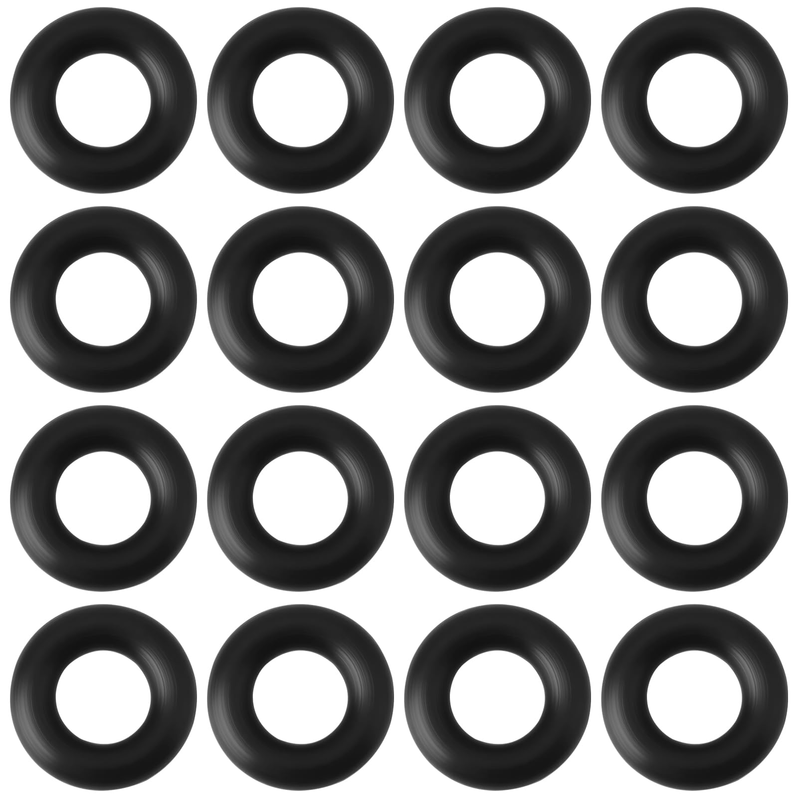 VGOL 50PCS Metric O-Rings 4mm ID 2mm Thick Fluororubber Compatible with Fuel Systems Carburetors Equipment