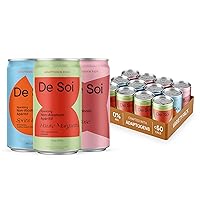 Vista 10 de De Soi Golden Hour Mocktails NA Drinks 8 onzas líquidas (paquete de 12) - Bebida adaptógena, bebida espumosa con botánicos calmantes, bebidas sin