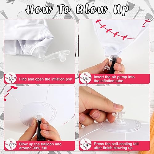 Miniatura 4 de 6 pelotas de fútbol inflables gigantes, pelotas de fútbol inflables de 16 pulgadas, pelotas de playa de verano, accesorios de juegos deportivos para