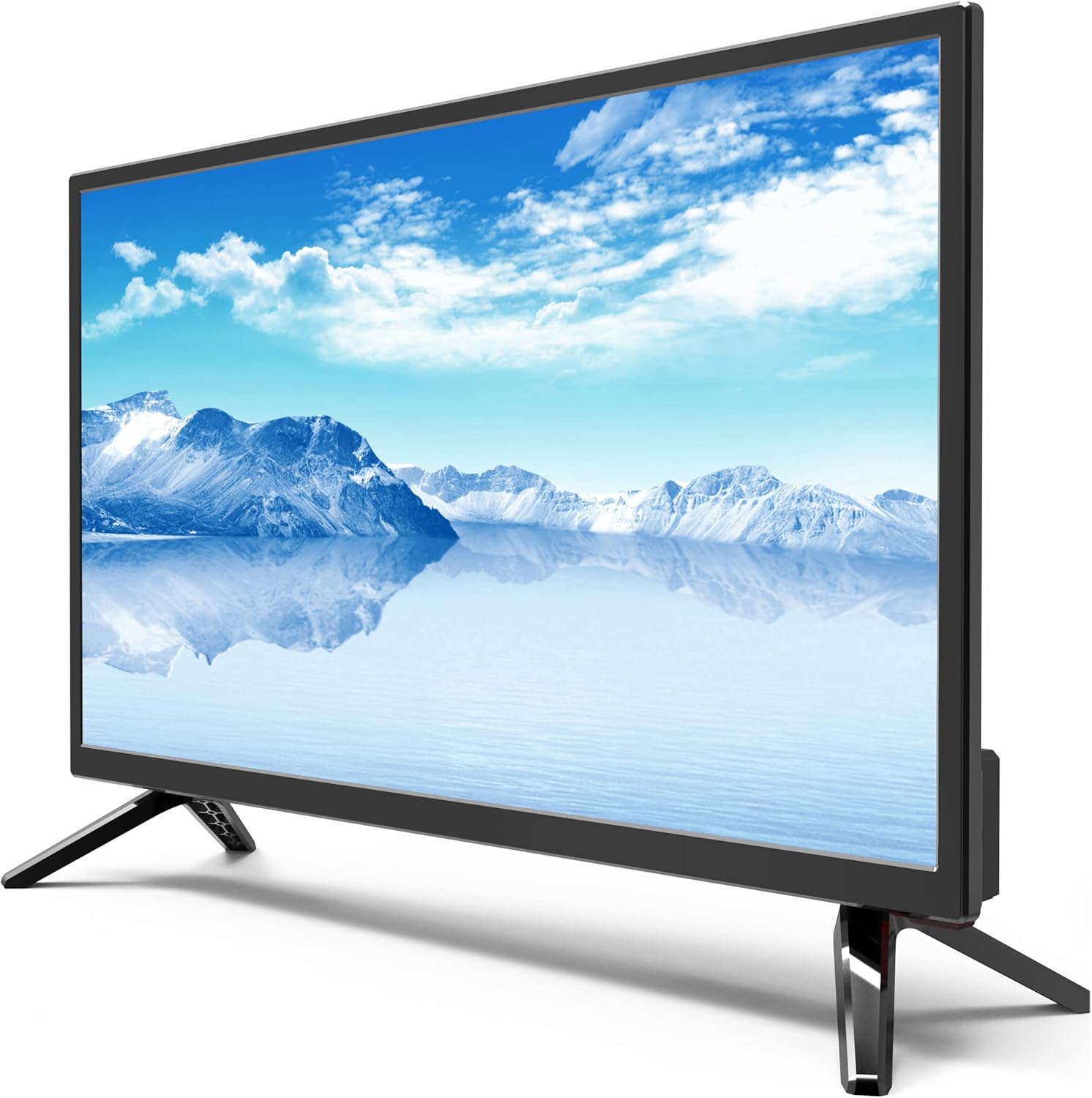 Majestic TVD 224 S2 LED V2 12 VOLT - Televisore LED HD READY 24, DVB-T/T2 HD e DVB-S/S2 HD, HEVC MAIN 10, Telecomando, USB, nero