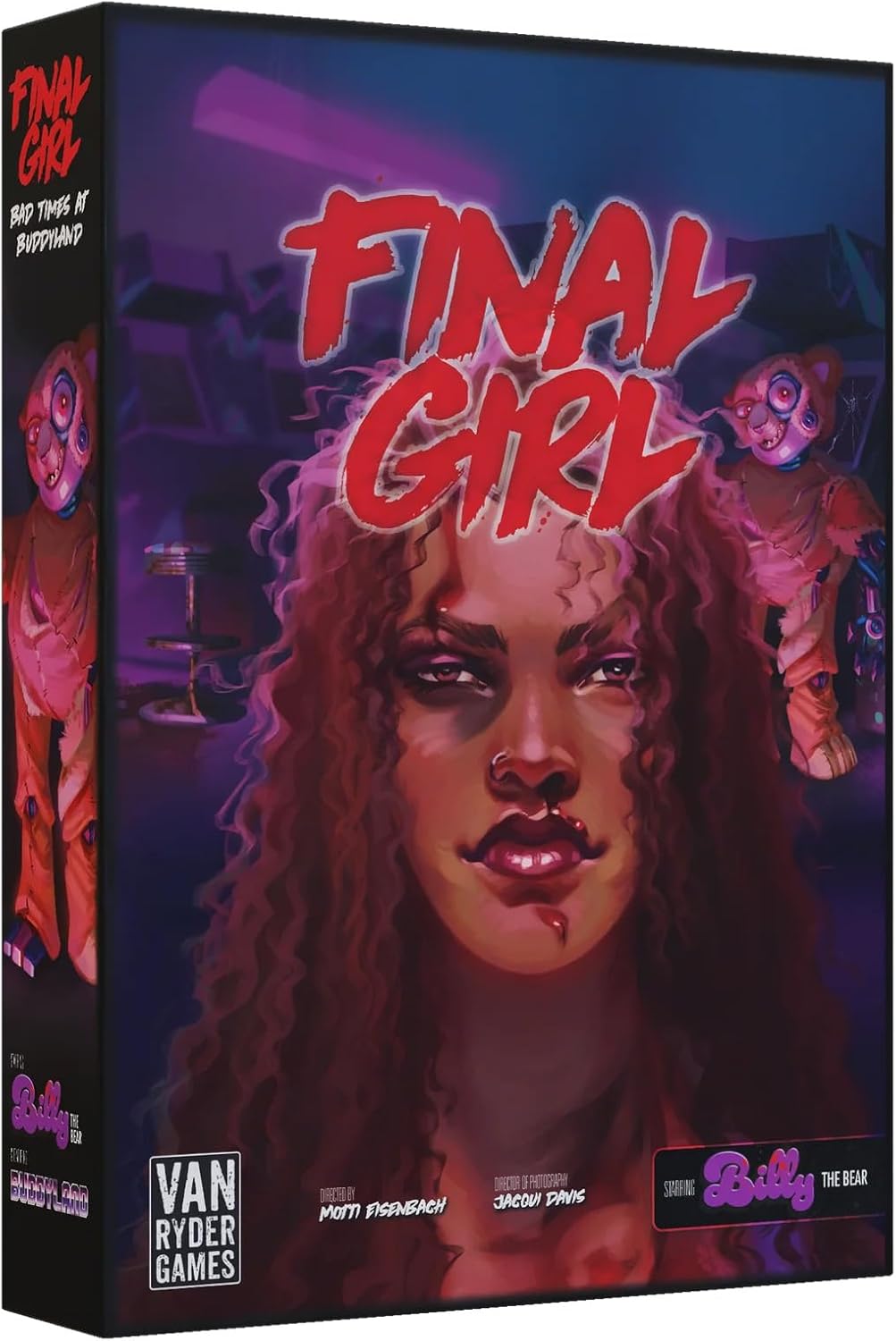 Van Ryder Games - Horror Board Game - Final Girl - Bad Times at Buddyland Feature Film Box - Core Box Required - 1 Player - Solo or Cooperative Play for Teens & Adults, Ages 14+ (English Version)