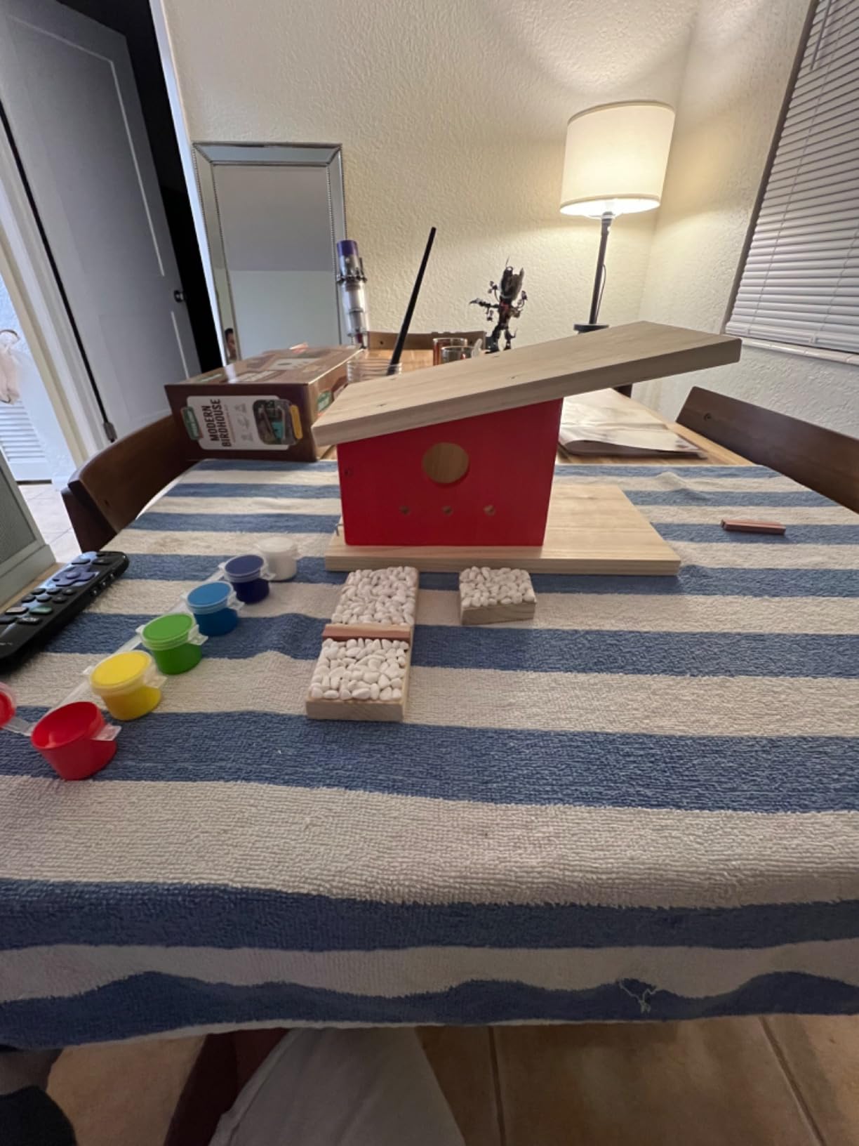 Modern Birdhouse Woodworking Kit