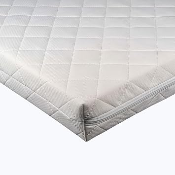 Luxe & Komfort Baby Cot/Crib Mattress, 100 x 60 cm, Water Resistant Removable Cover, Made in UK