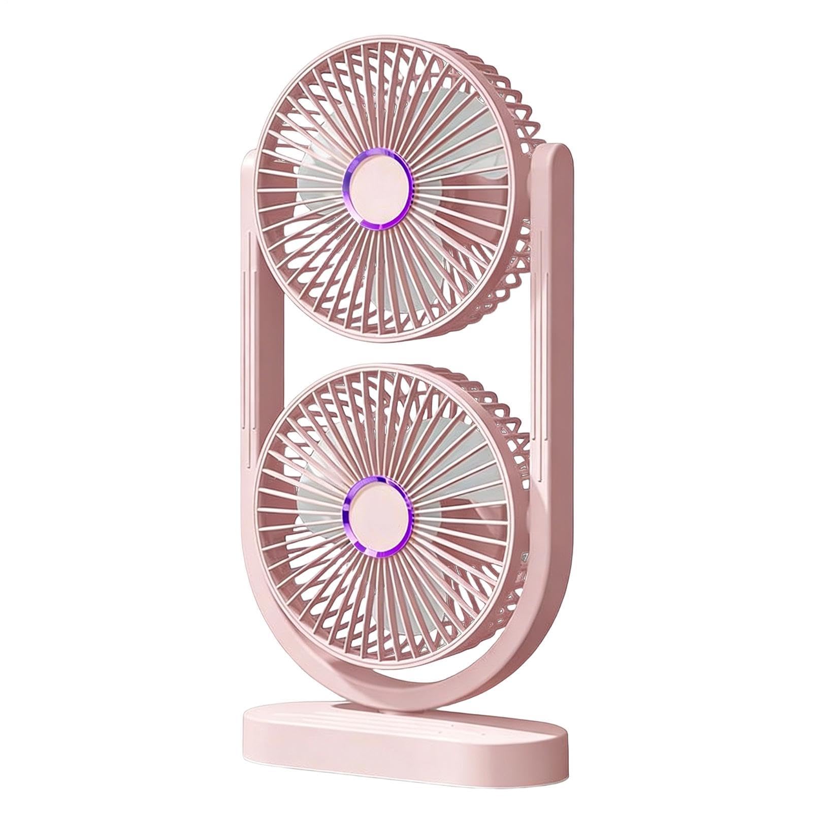 Ventilateur de table silencieux rechargeable pour maison et bureau