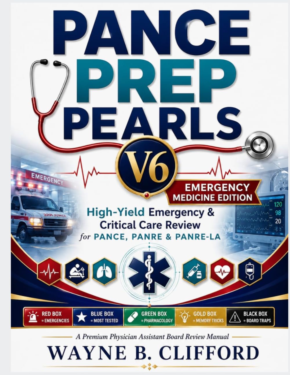 PANCE PREP PEARLS V6 BOOK 2: High-Yield Emergency & Critical Care Review for PANCE, PANRE & PANRE-LA
