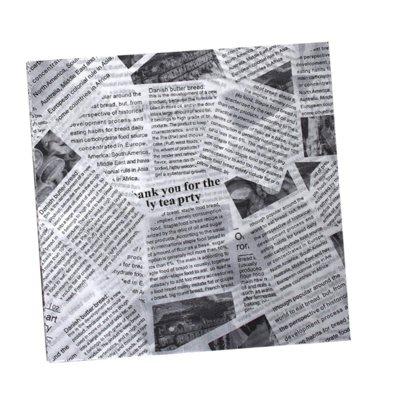 Carta Da Forno Antiaderente Per Hamburger e Alimenti, Resistente Al Calore, Uso Monouso, 500 Fogli 25x25 Cm Per Snack Bar, Ristoranti e Cucina Domestica