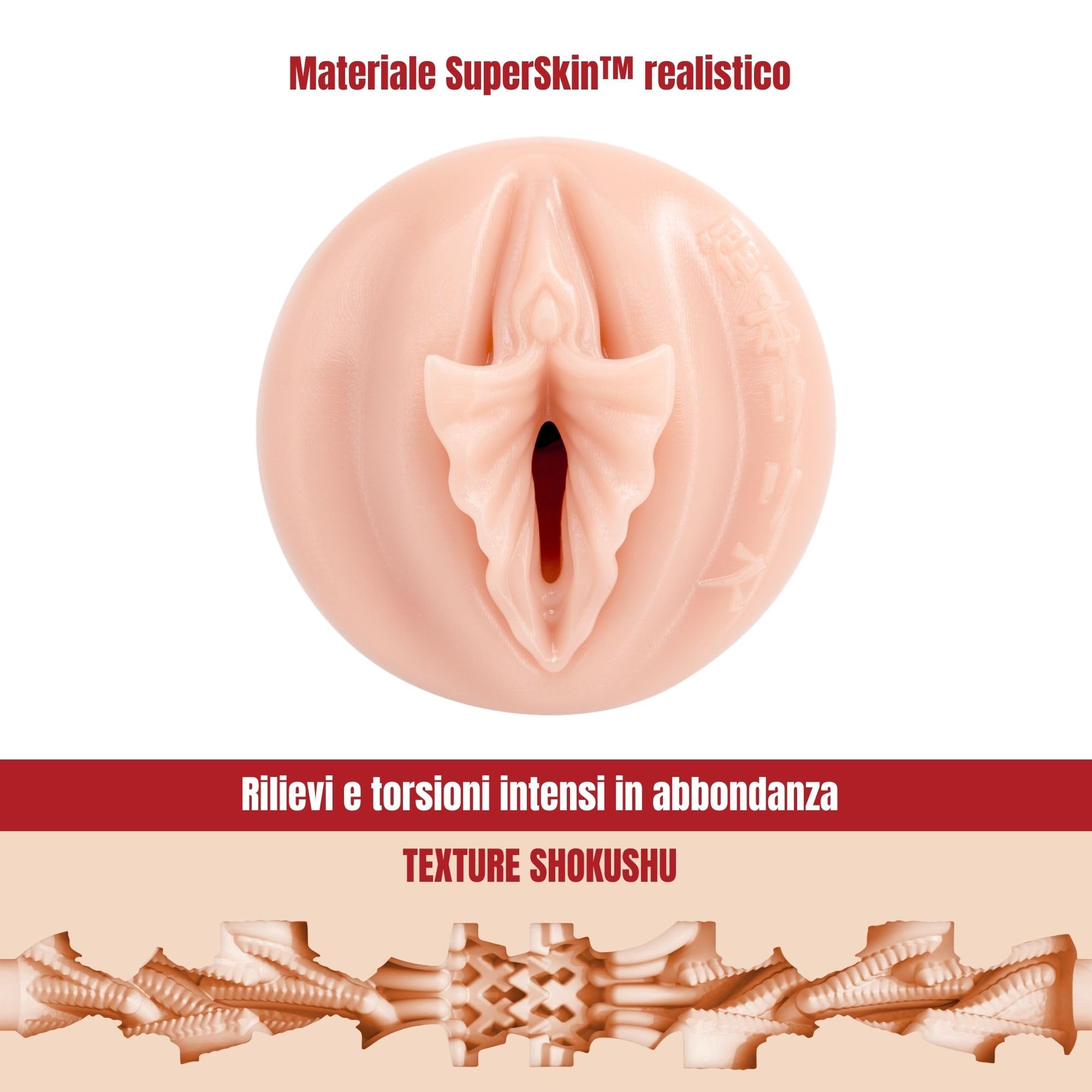 Fleshlight Fantasy Lilith Fukumoto Shokushu (Vagina) - Masturbador Masculino - Experiencia Real - Superskin - Fácil de Limpiar