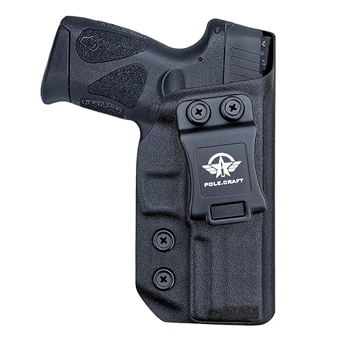 Taurus G3 IWB Kydex Holster Custom Fit: Taurus G3 9mm / .40 Pistol - Inside Waistband - Adj. Cant Retention
