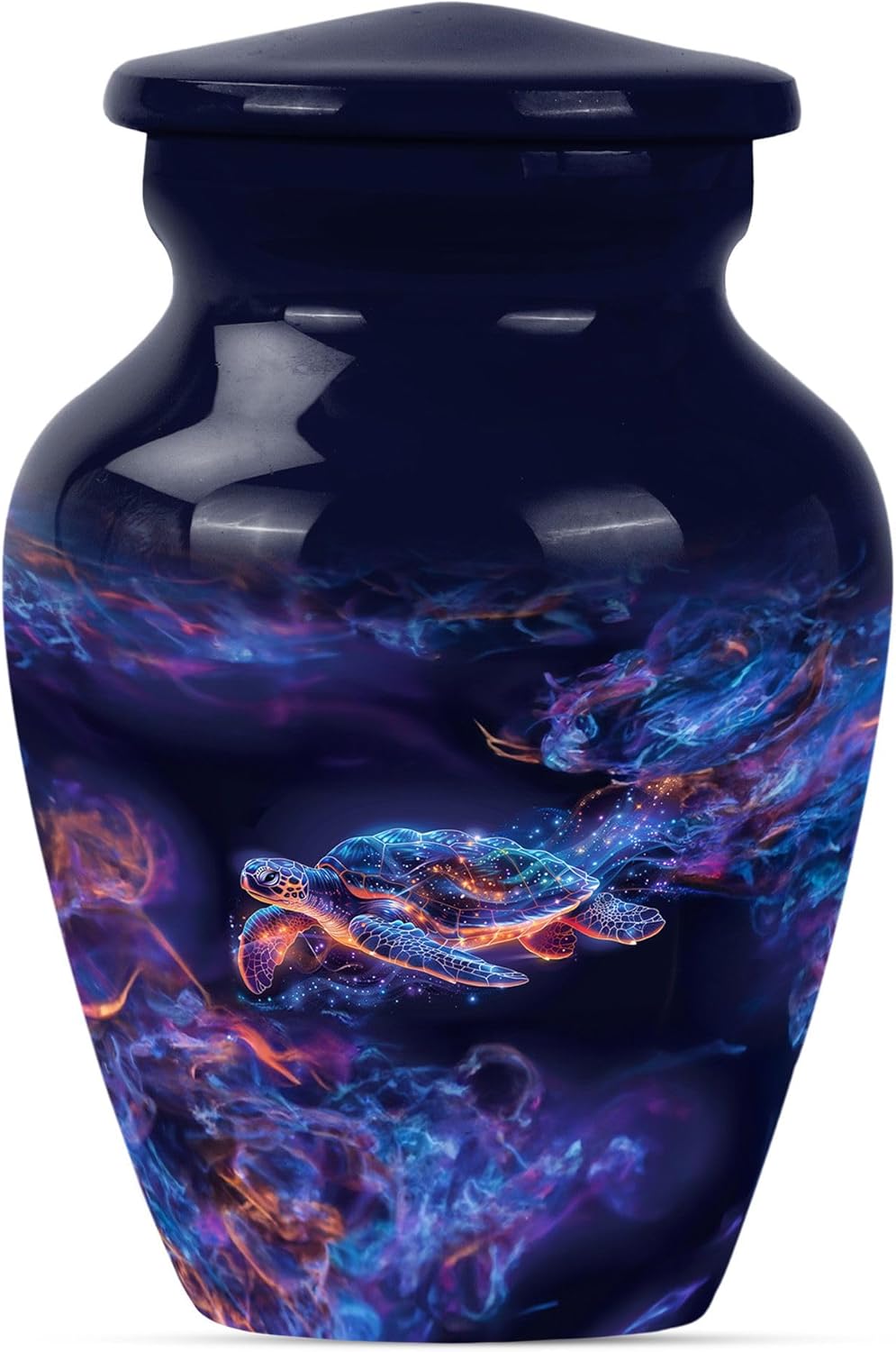 Turtle Urn - Small Urns for Human Ashes Keepsake - Burial Urns for Human Ashes Adult Male - Adult Urns for Human Ashes Men - Cremation Urns for Adults (3 inch Pack of 1)