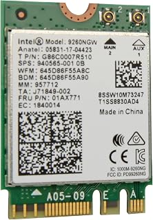 Intel 9260.NGWG Interne WLAN Netzwerkkarte 1730 Mbit/s