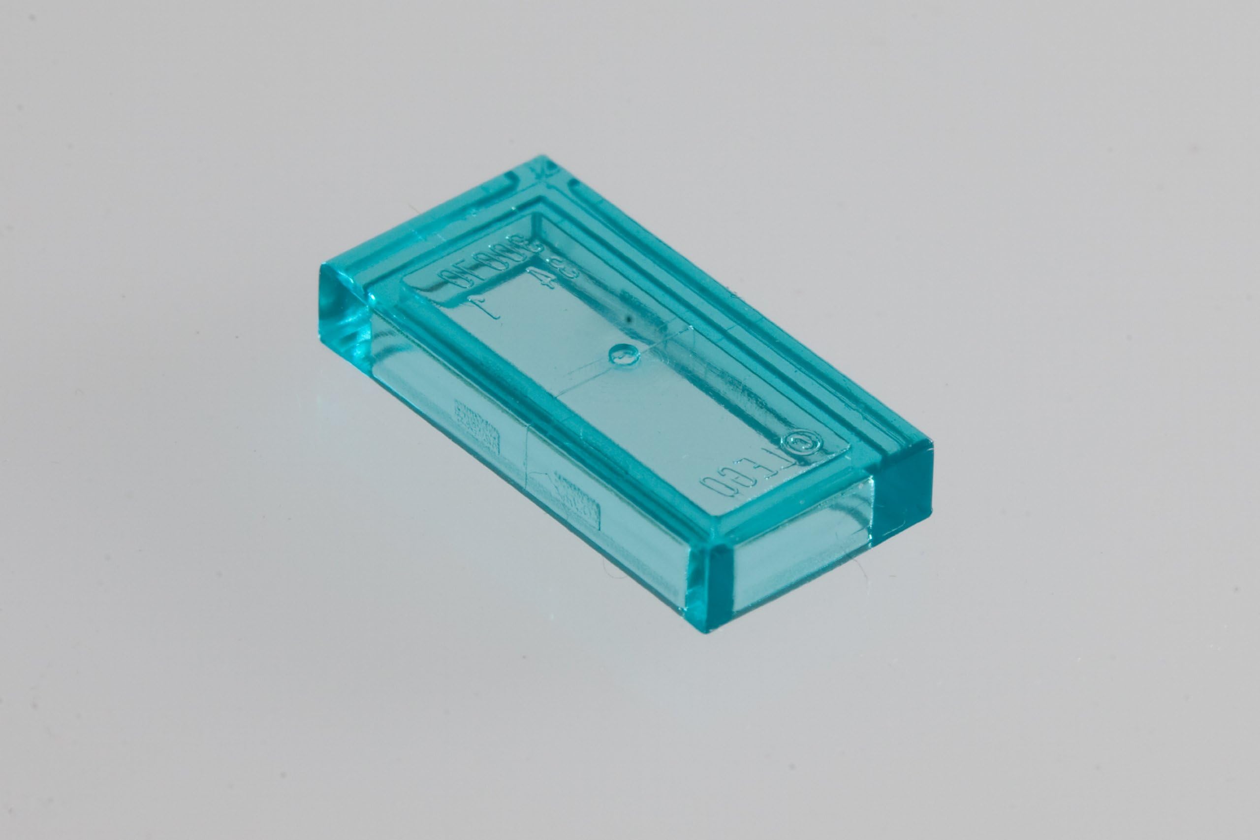 Factory Fresh Bulk Bricks250x Lego Transparent Light Blue 1x2 Tiles Super Pack