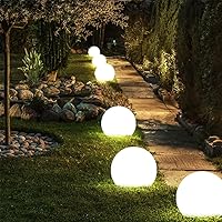 Vista 7 de Luz LED de globo de 16 pulgadas, luz de bola brillante recargable con control remoto, regulable RGB que cambia de color para niños y adultos, bola
