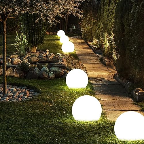 Miniatura 7 de Luz LED de globo de 16 pulgadas, luz de bola brillante recargable con control remoto, regulable RGB que cambia de color para niños y adultos, bola
