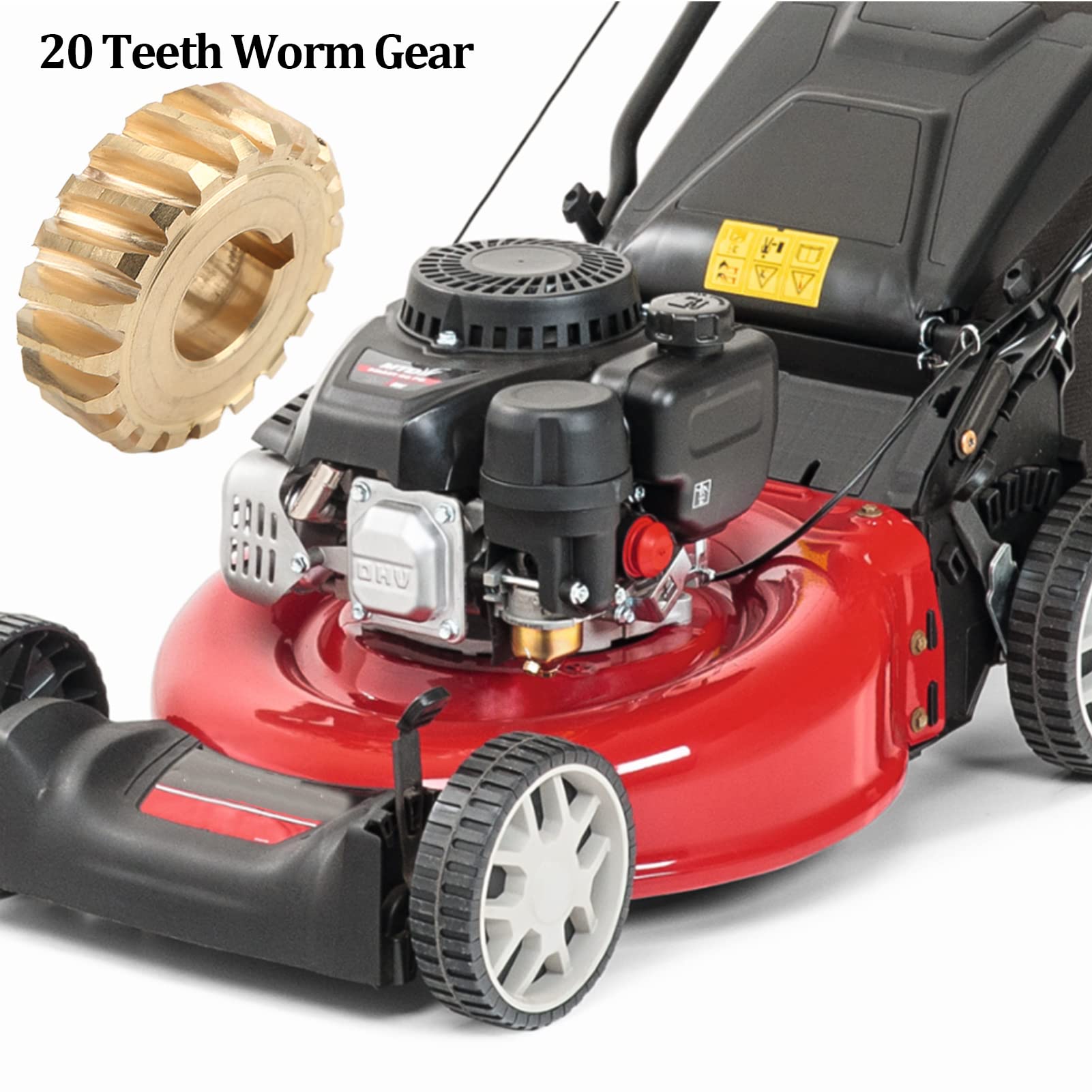 20 Teeth Worm Gear Metal Worm Gear Replacement for Troy Bilt Sears 40-42in Snowblowers