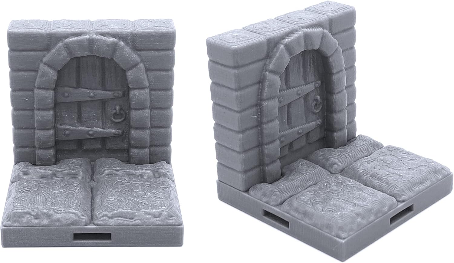 EnderToys Locking Dungeon Tiles - Masonry and Stone, Wargame Terrain for Tabletop 28mm Miniatures, 3D Printed Scenery