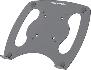 SHOPPINGALL Laptop Mount Tray for Monitor Arms and Stands (Tray Only) | Notebook Arm Mount Tray Fits 75 x 75 and 100 x 100 VESA Mount Holes - SA-D15-Black