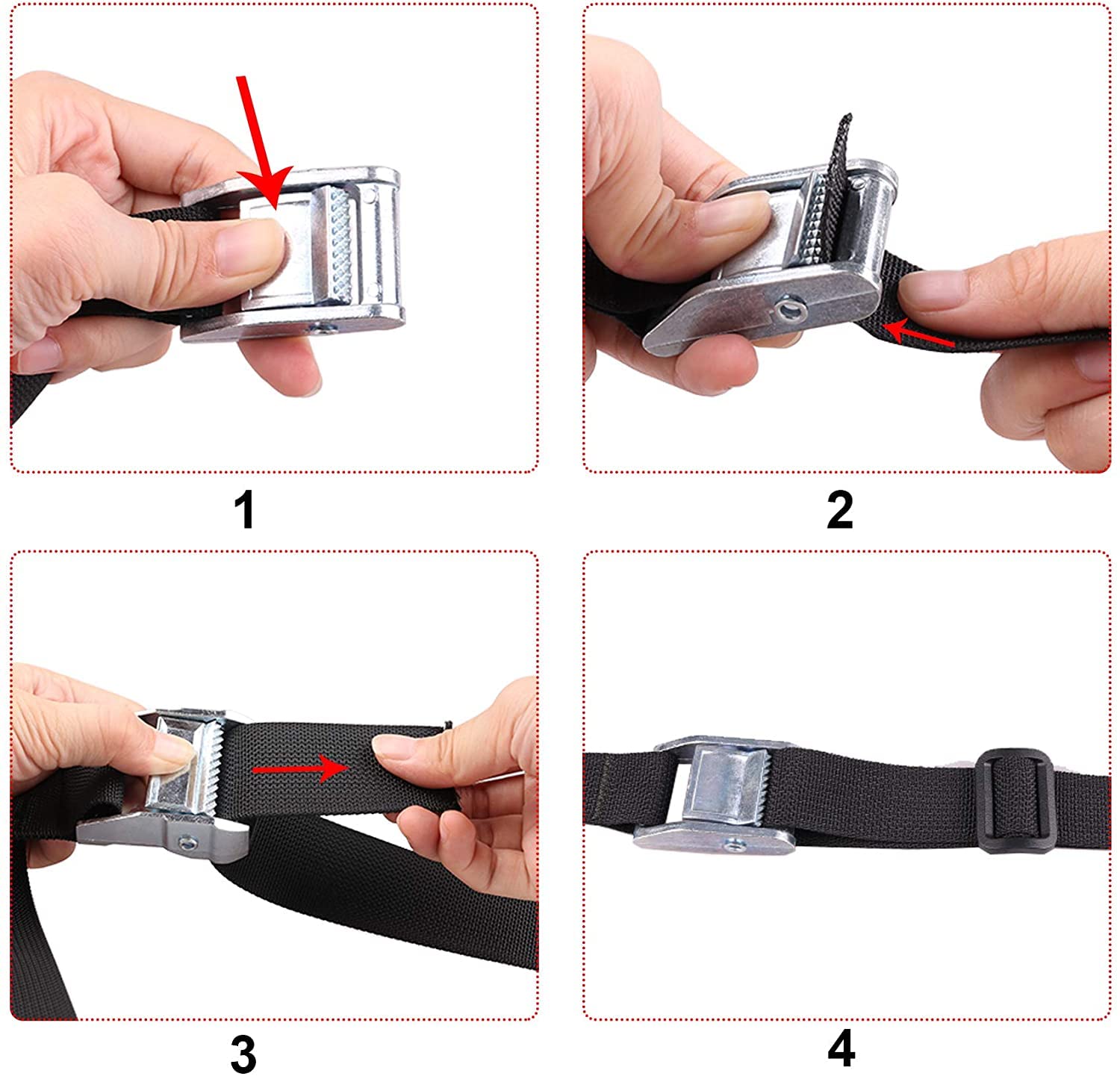 Adjustable Tie Down Straps For Moving Roof Rack MAGARROW Lashing Straps ...