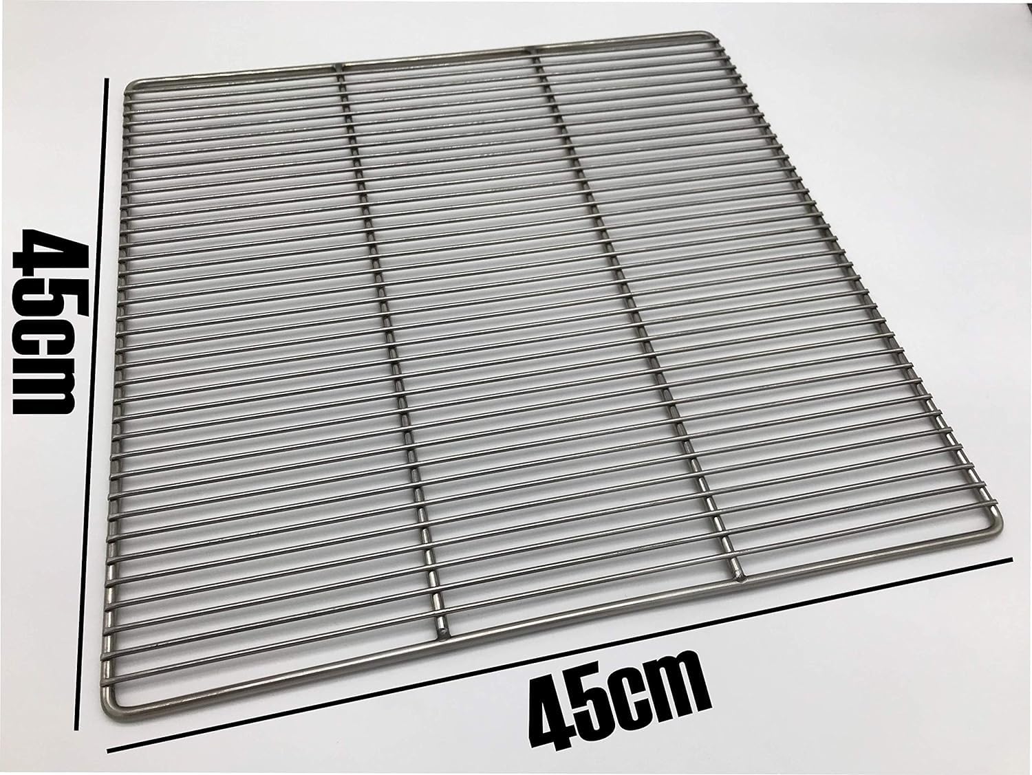 Amazon.co.jp: BBQ 焼き網 ステンレス 45×45cm 軽量1.6㎏ Heavy