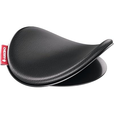Cherry SLIDEPAD Ergo, Sliding Ergonomic Arm Rest for the Desk, Compatible with Mouse and Keyboard, for Right- and Left-Handers, IGR-Certified, 1 Pad, Black