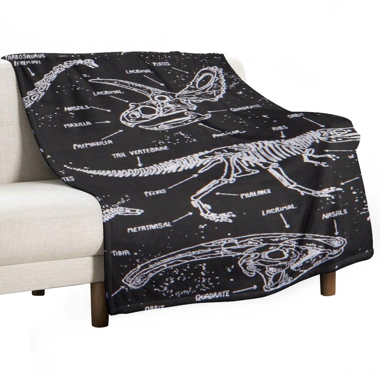 MHYRAC Flannel Blanket, Jurassic Dinosaurs Throw Blanket for Couch Sofa Bed Office, Soft And Comfortable Without Pilling