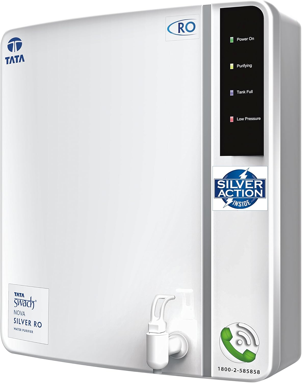 TATA Swach Nova Silver Ro Wall Mounted 4 Litre Water