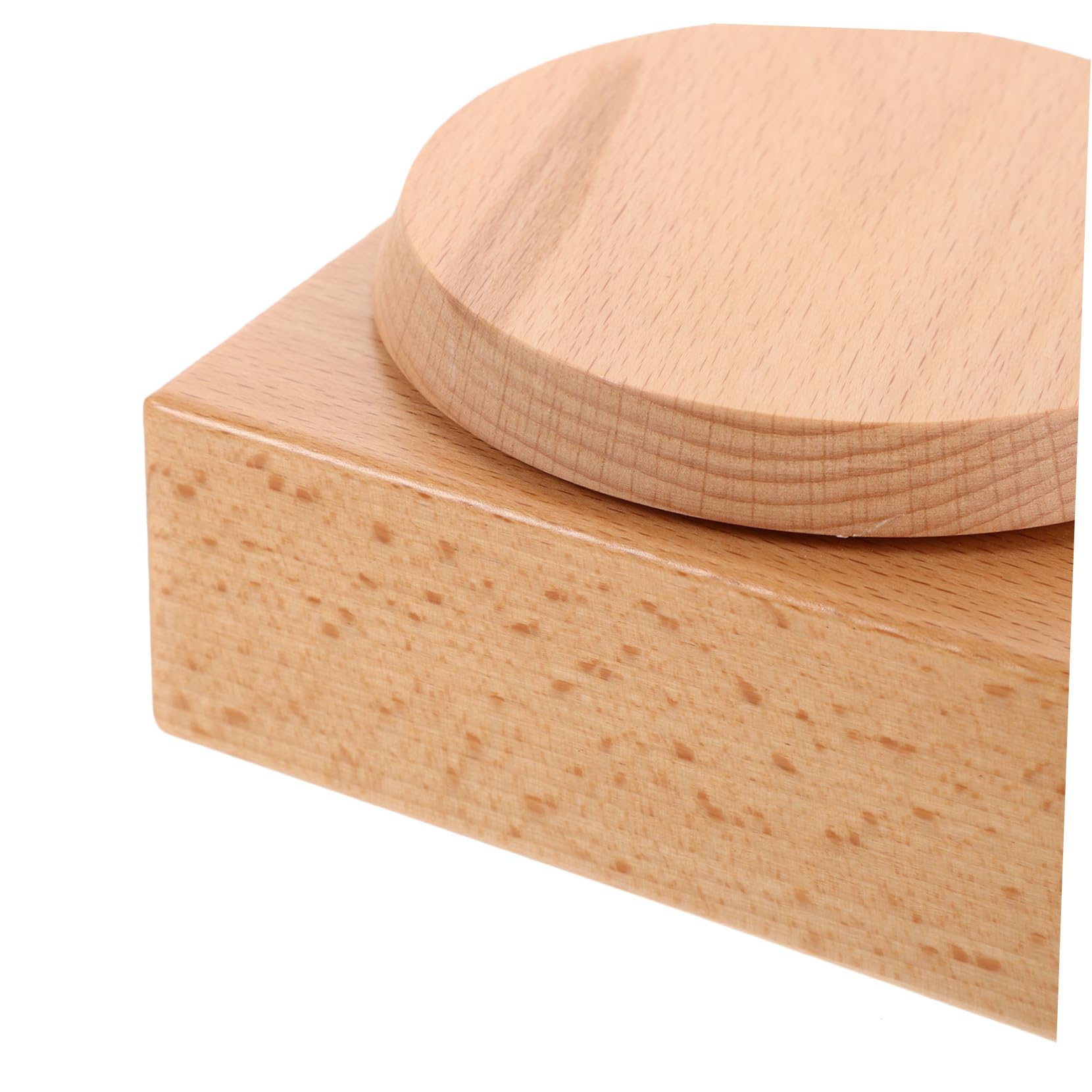 SOLUSTRE Base Giratoria de Caja Musical de Madera 11x10x5, 7 Cm