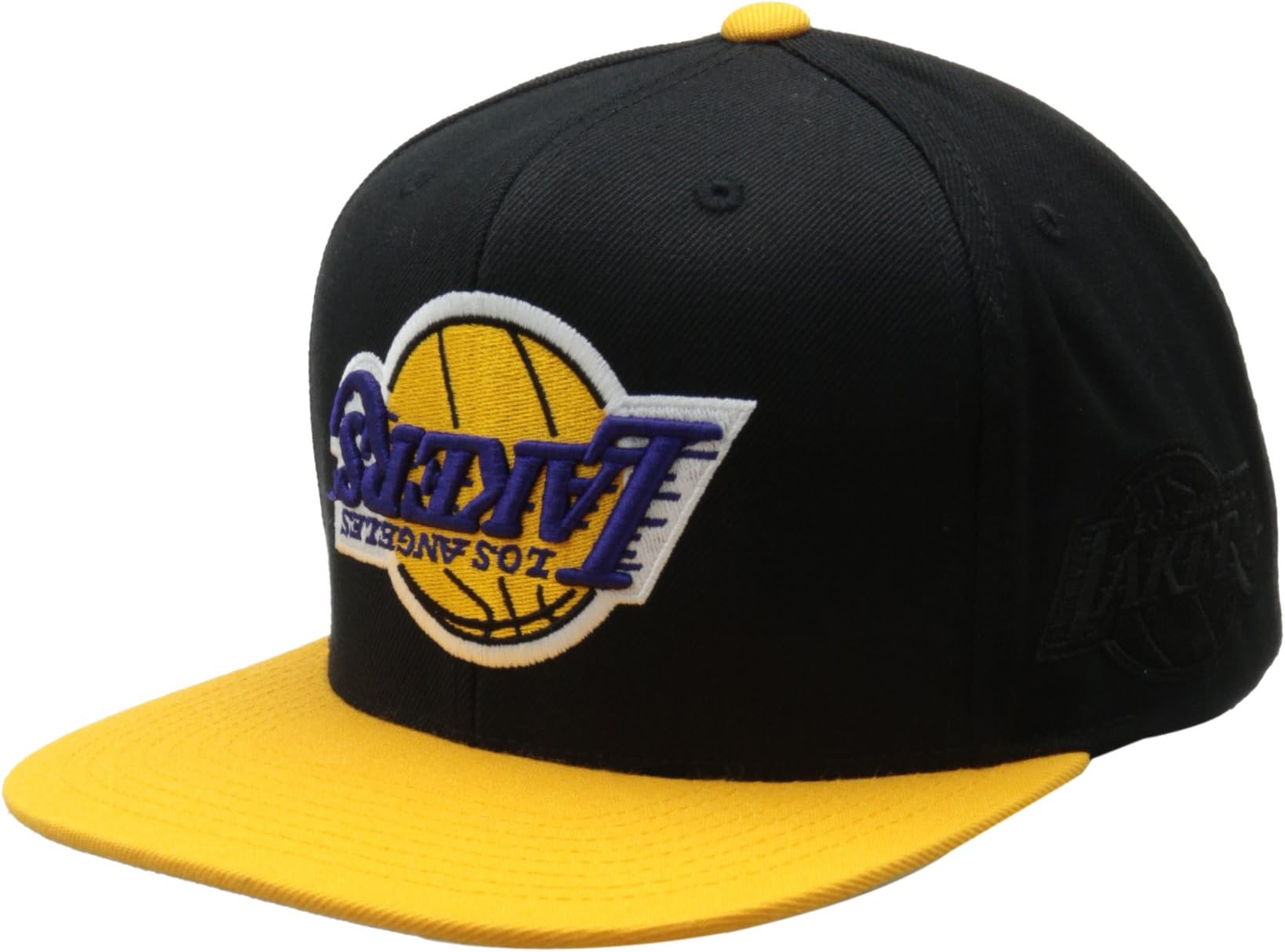 Hall Of Fame X Mitchell and Ness LA Lakers Upside Down Snapback