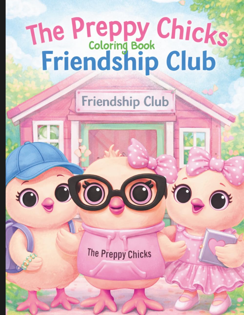 The Preppy Chicks Friendship Club Coloring Book: Fun Pages That Teach Kindness, Friendship and Confidence (Ages 6-12)