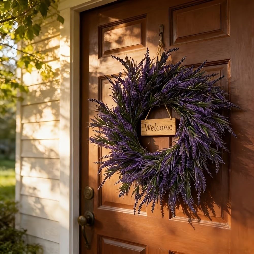 per corona Fiori Lavanda Plastica Esterno Interno per corona