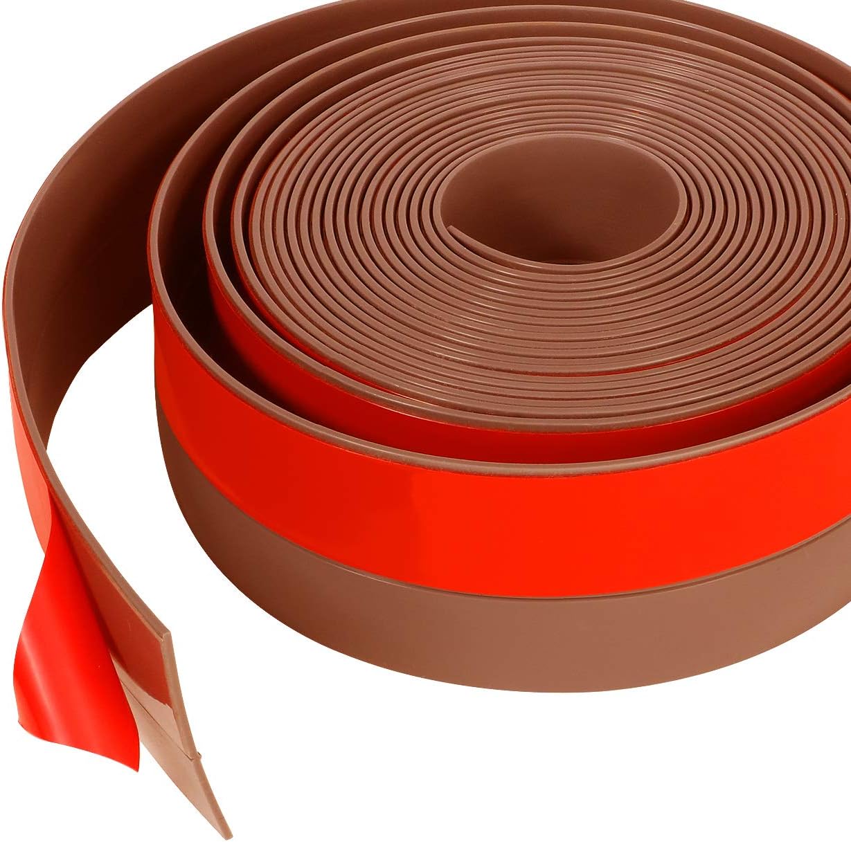 Up To 40% OFF TORRAMI Wide Silicone Weather Stripping 3 inch Width 20 Feet Length, Draft Stopper Seal for Barn and Garage Door Under Bottom,Top, Sides, Brown