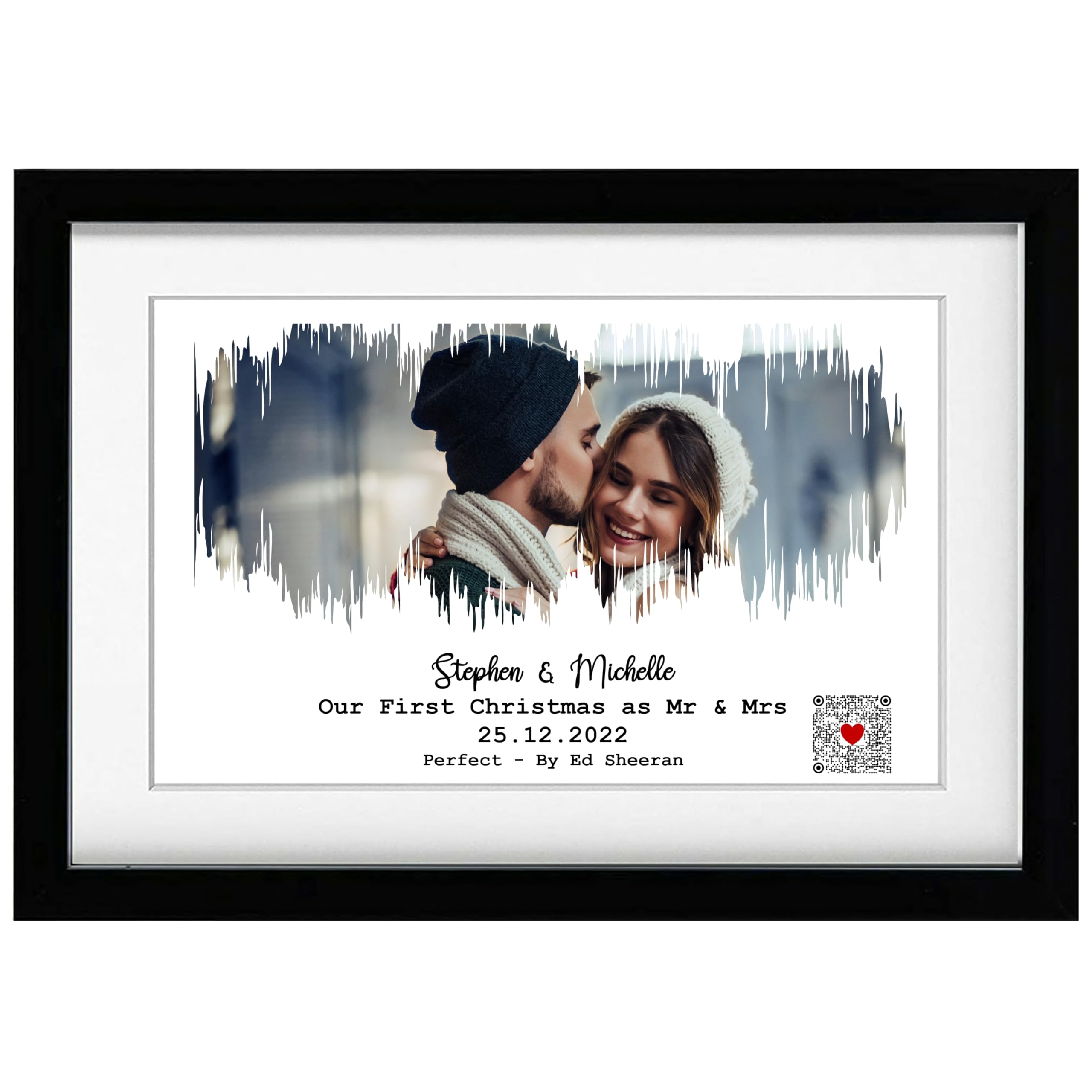 WishesCanComeTrue Personalised Sound Wave Art Print- Any Song or