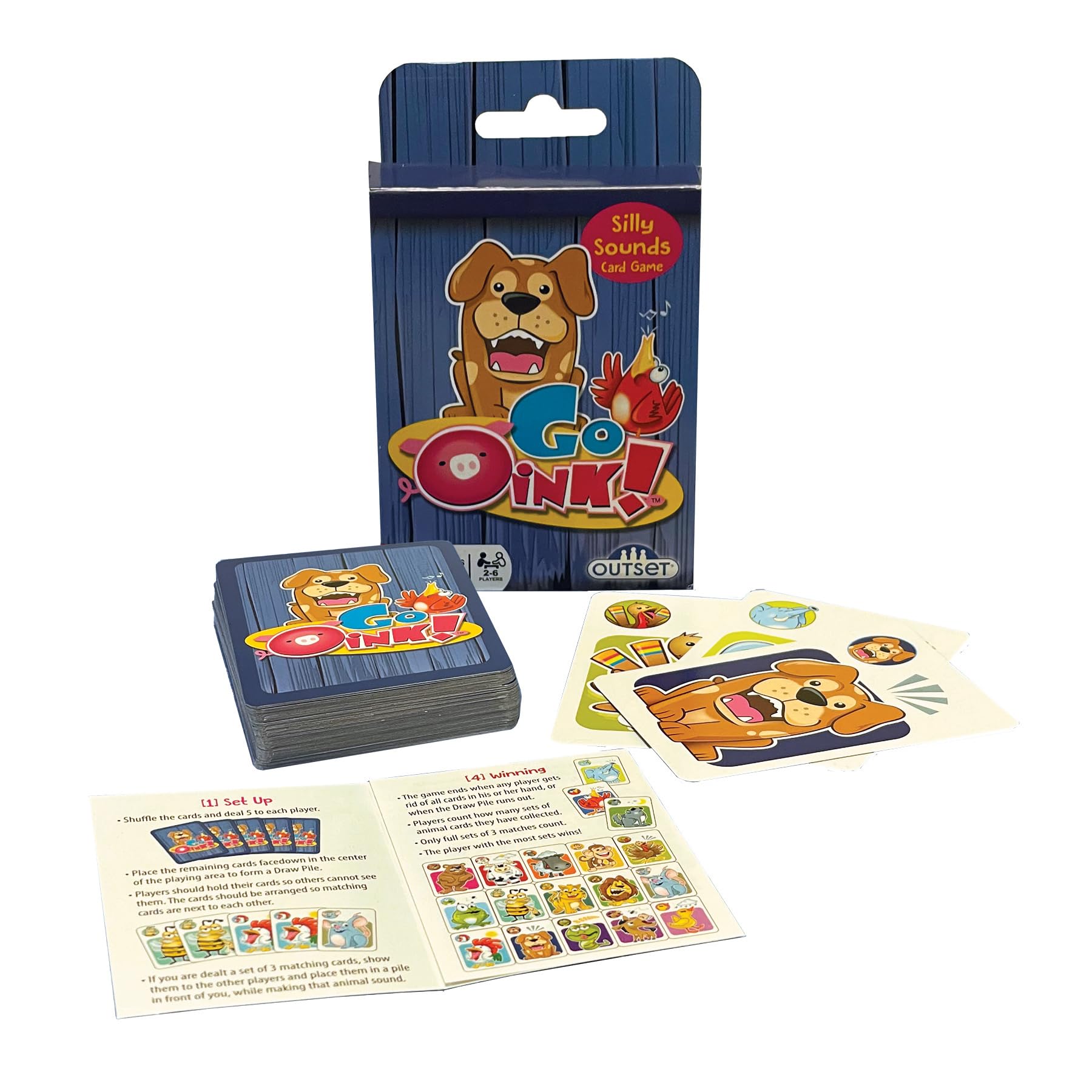 Amazon.com: Outset Media Go Oink - The Silly Sounds Card Game for