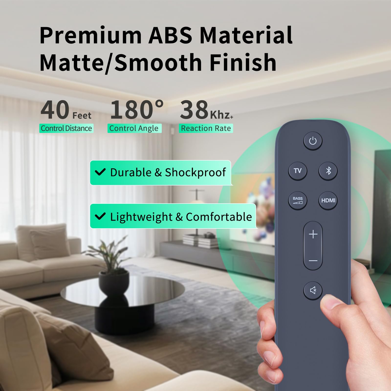 Telecomando sostitutivo per soundbar JBL Bar 5.1 Surround Soundbar JBL2GBAR51IMBLKAM