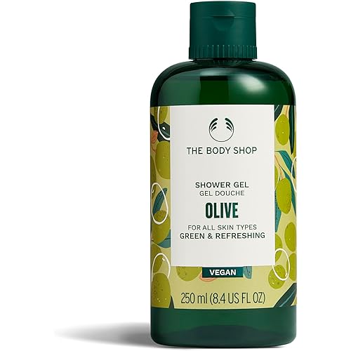 The Body Shop Olive Shower Gel, Paraben-Free Body Wash, 8.4 Fl Oz (Pack of 1)