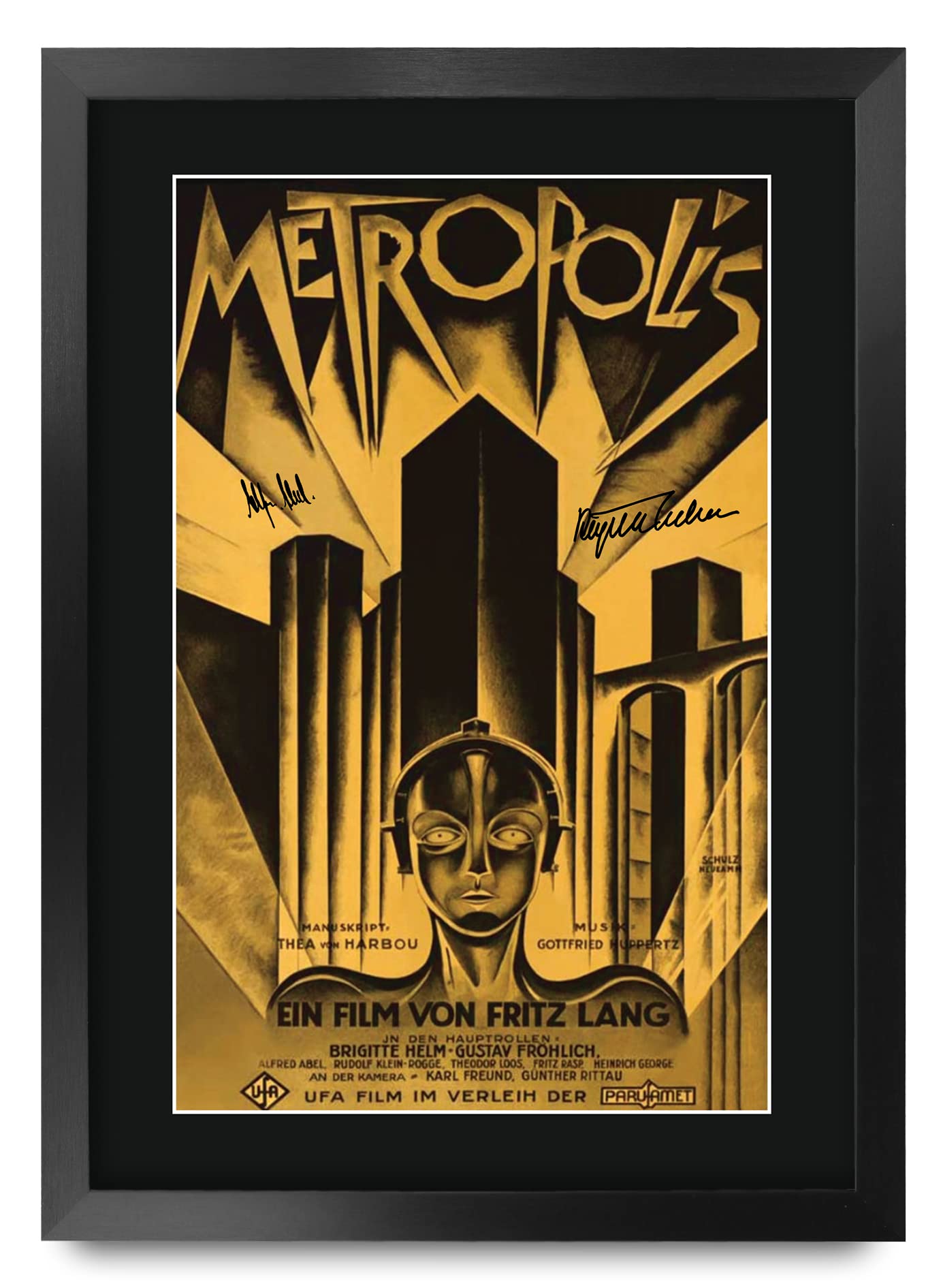 Sponsored Ad – HWC Trading FR A3 Metropolis Gifts Printed Poster Signed Autograph Picture for Movie Memorabilia Fans