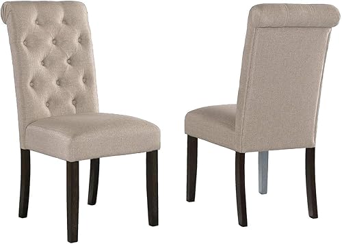 Miniatura 3 de Roundhill Furniture Leviton - Juego de 2 sillas de comedor Parsons de madera maciza, color morado Púrpura,Azul,Gris,Canela