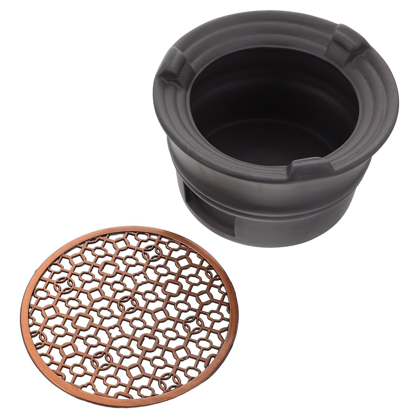 Support Chauffe-Théière de Qualité Supérieure, Base Stable Céramique