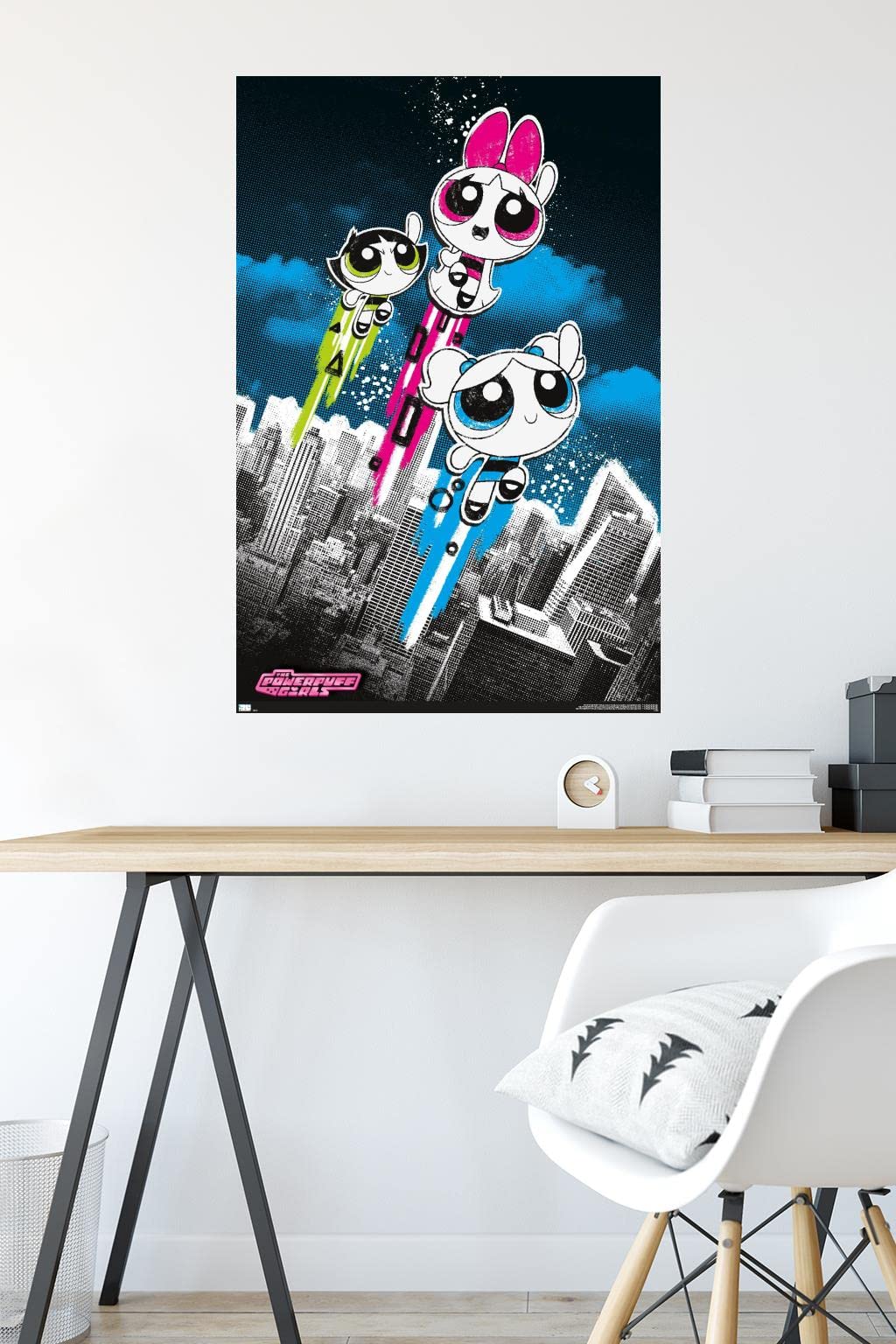 Amazon.com: The Powerpuff Girls - Group City Wall Poster, 34L