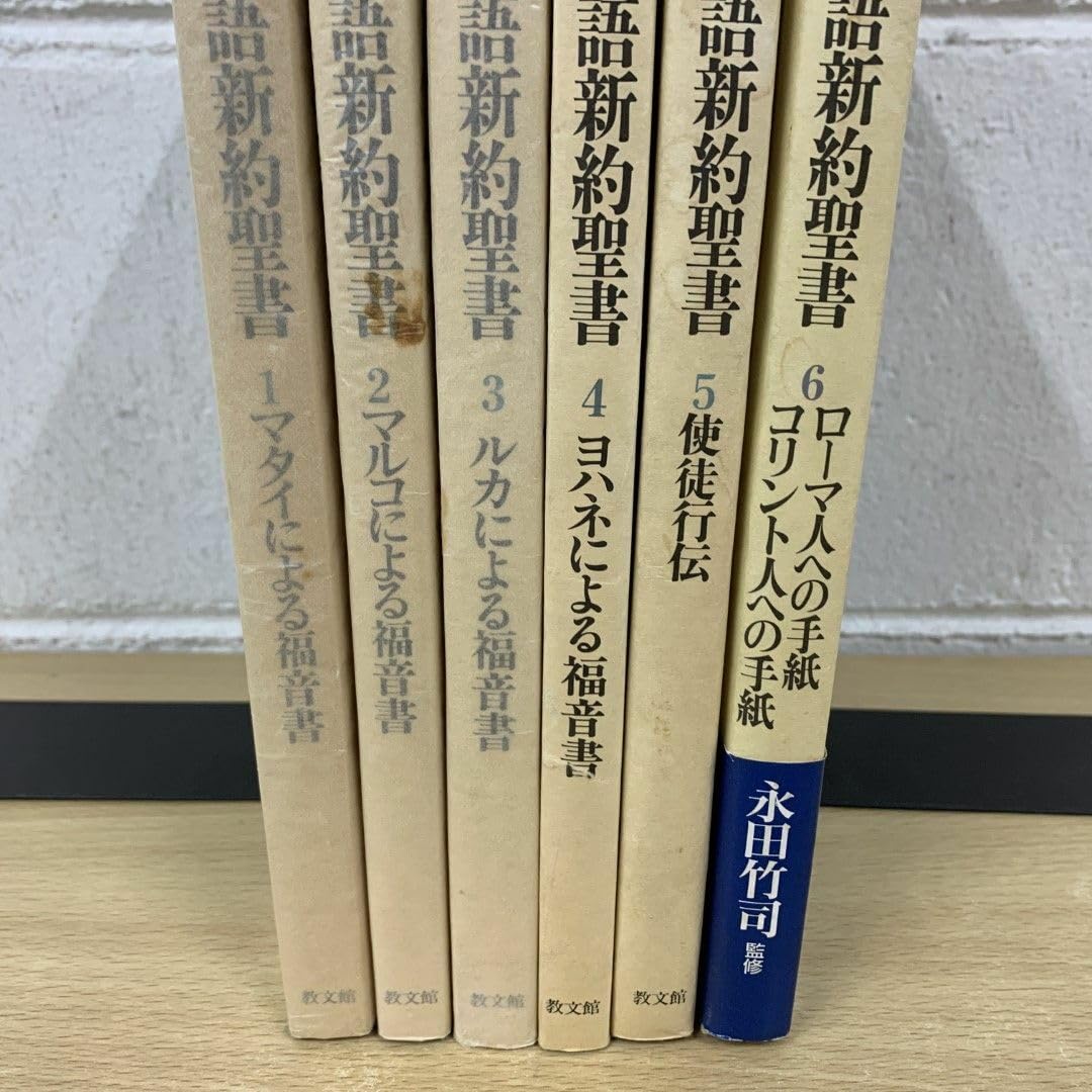 Amazon.co.jp: △01日本語対訳 ギリシア語新約聖書 全6巻セット教文館