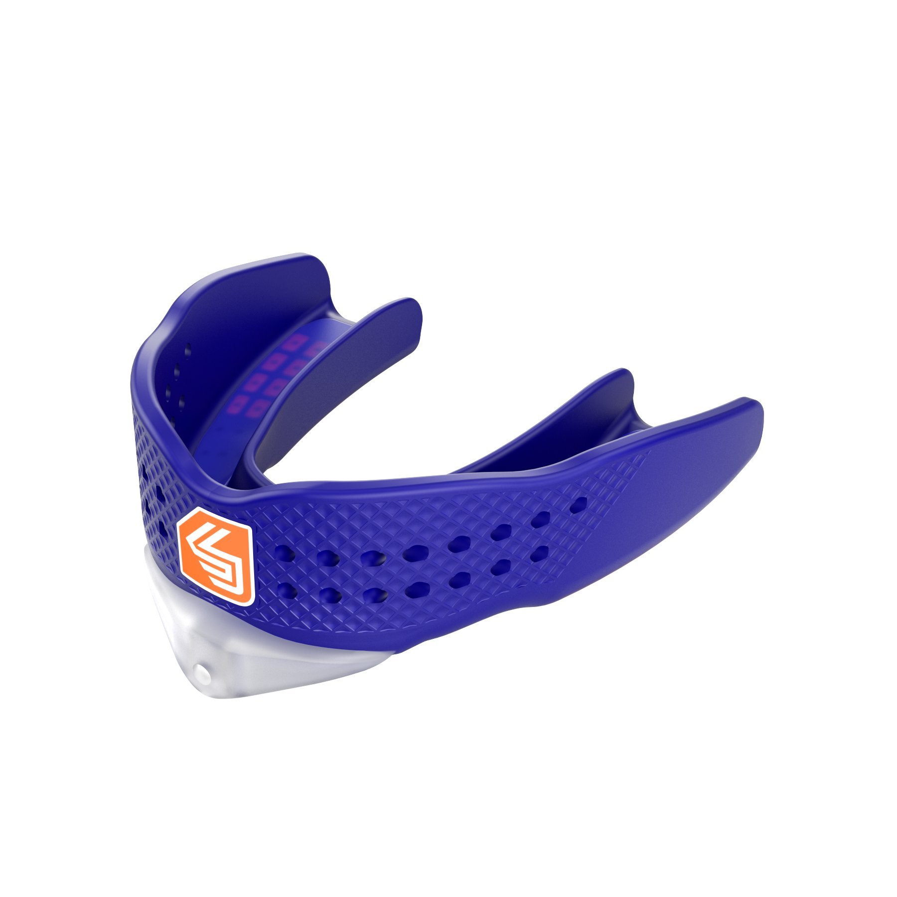 Shock Doctor Mouthguard Superfit – Easy-Fit Strap/Strapless mouthguard – Low Profile Fit Perfect for Basketball, Hockey, Lacrosse, All Sport