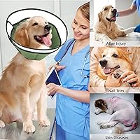 Vista 4 de Dog Cone Collar, Cone for Dogs to Stop Licking, Dog Cone Soft, Dog Recovery Collar,Dog Recovery Dog Cone Collar, Dog Cones for Large Dogs, Ecollars