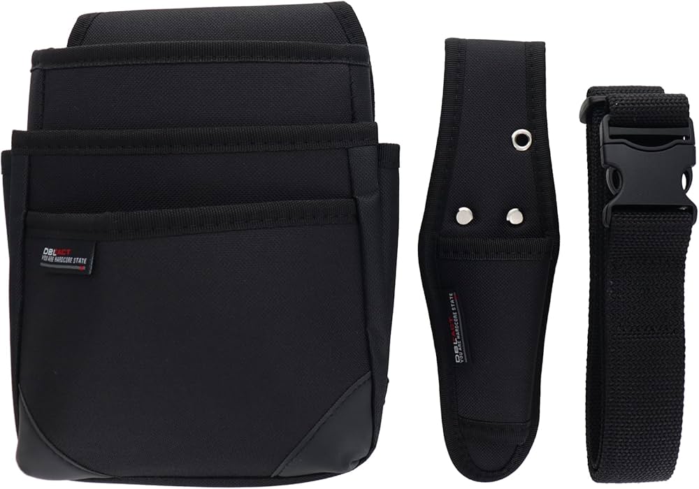 Amazon | 三共コーポレーション DBLTACT 腰袋3点セット ブラック