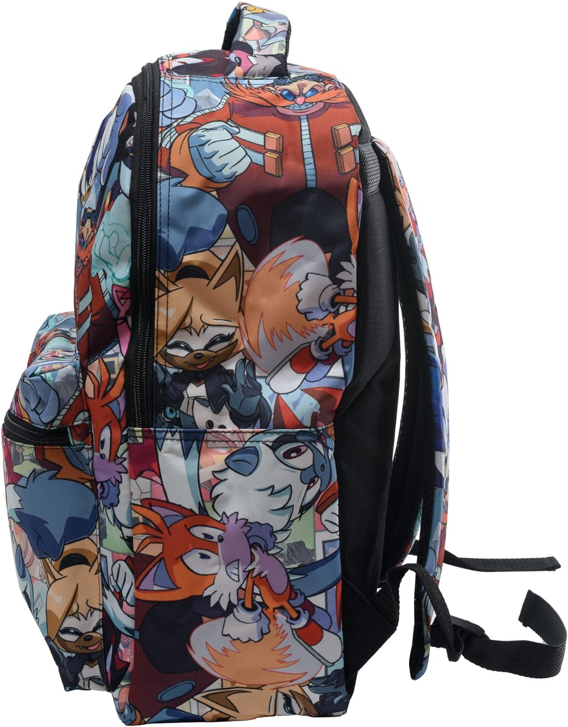 AI ACCESSORY INNOVATIONS Sonic The Hedgehog Backpack: Engaging School Bag with Sonic Characters for Kids & Adults Durable & Comfortable Everyday Gear
