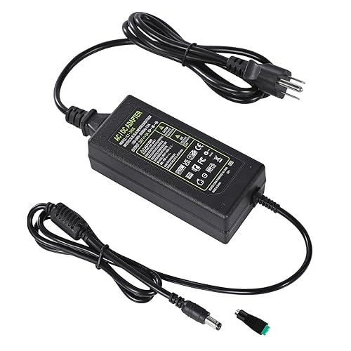 Adaptador de fuente de alimentación de 24 V 6 A, adaptador de alimentación de 100-240 V CA a CC 24 V 6 A con conector de salida de 0.217 in x 0.098