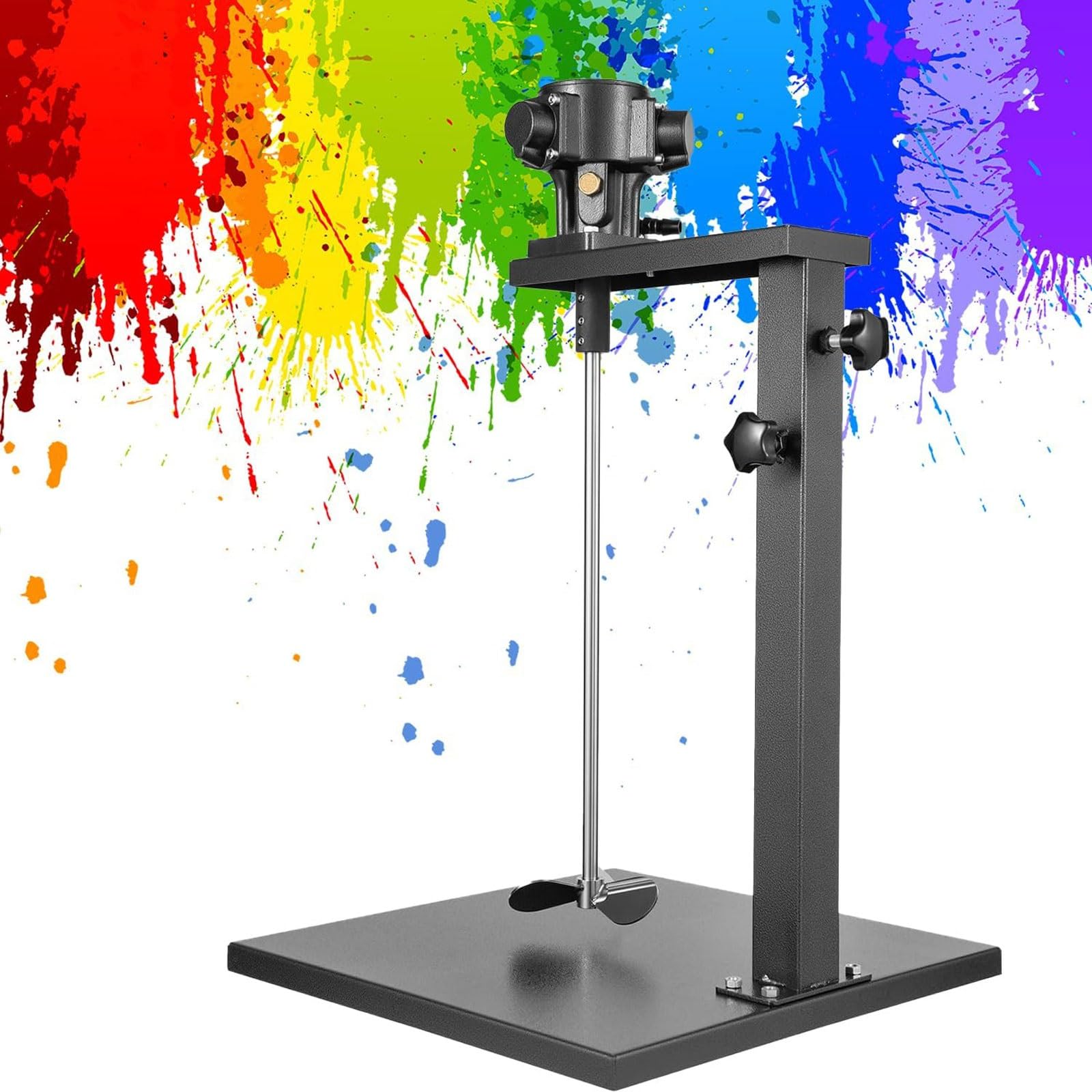FBJAMZ Gallon Paint Mixer,Pneumatic Stirrer for Paint, Ink Coatings Powerful 3 Cylinder Agitator Tool for Efficient Mixing Blending