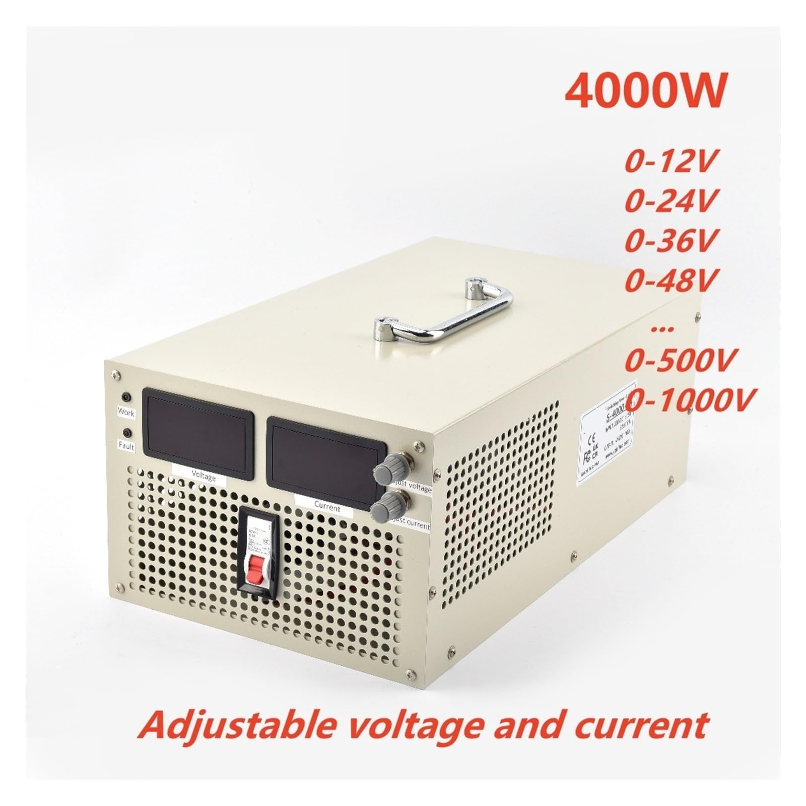 Zasilacz impulsowy AC-DC o mocy 4000 W do testów laboratoryjnych Wysoka precyzja