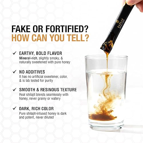 Miniatura 7 de Palitos de miel Shilajit pura del Himalaya con azafrán  30 unidades  75% + ácido fúlvico, más de 85 minerales traza  Energía natural e inmunidad